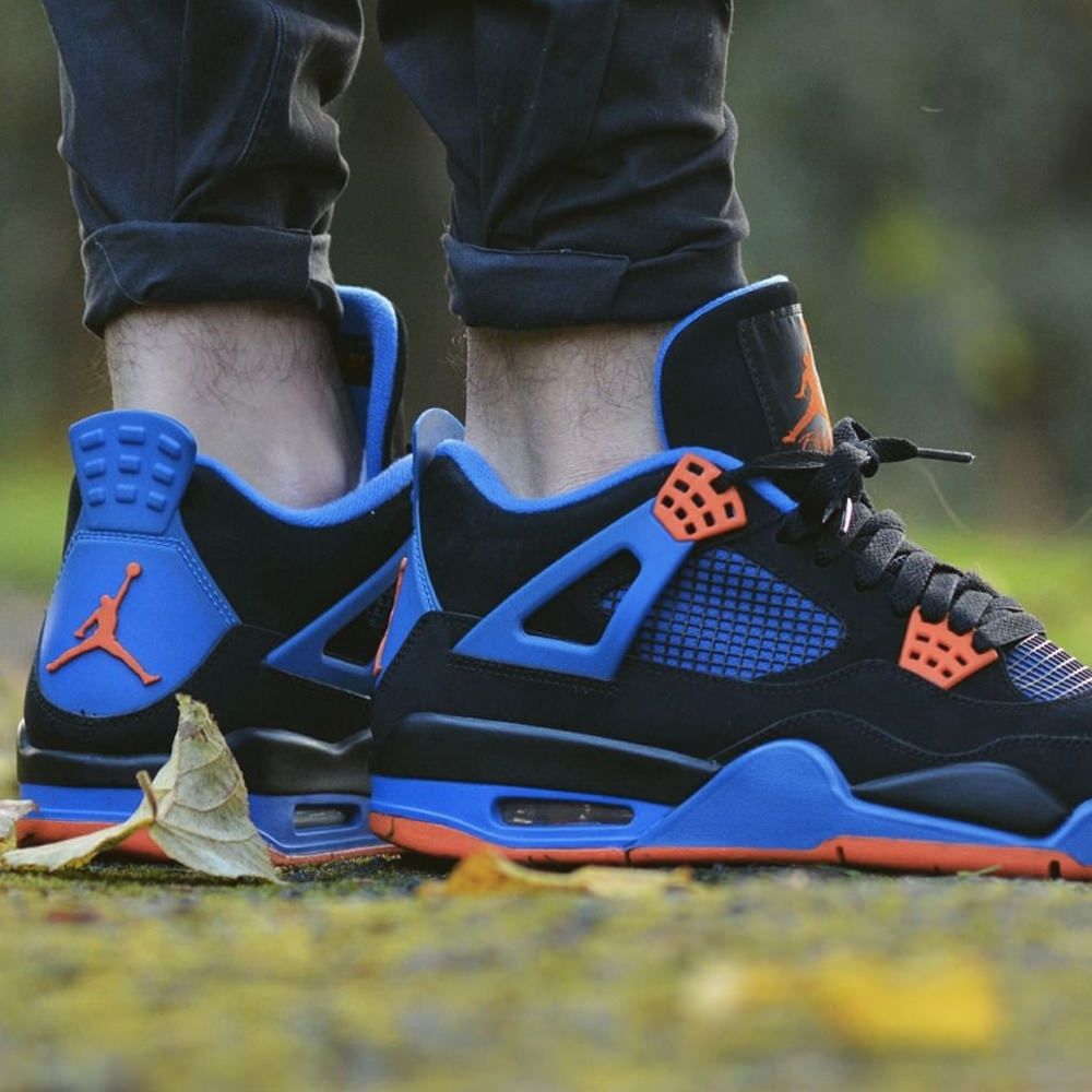 Air Jordan 4 Retro Cavs Black Blue