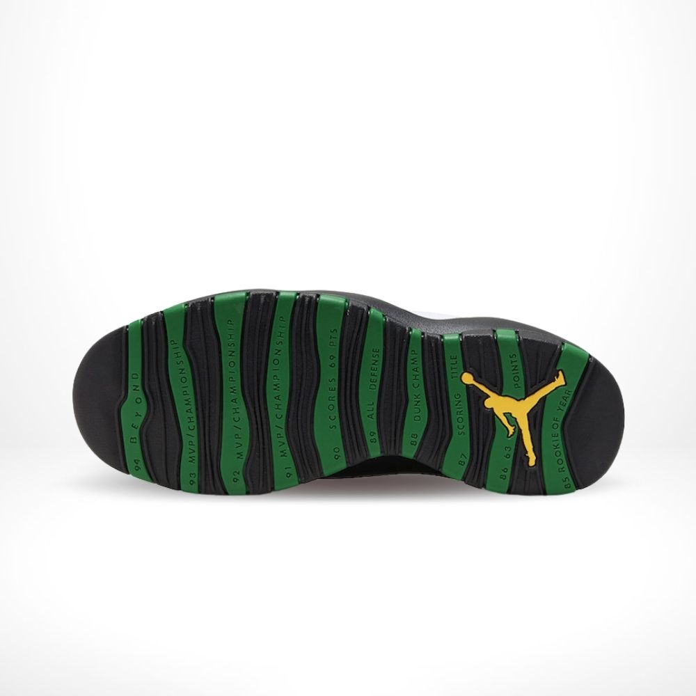 Air Jordan 10 Retro Seattle Black White 2019