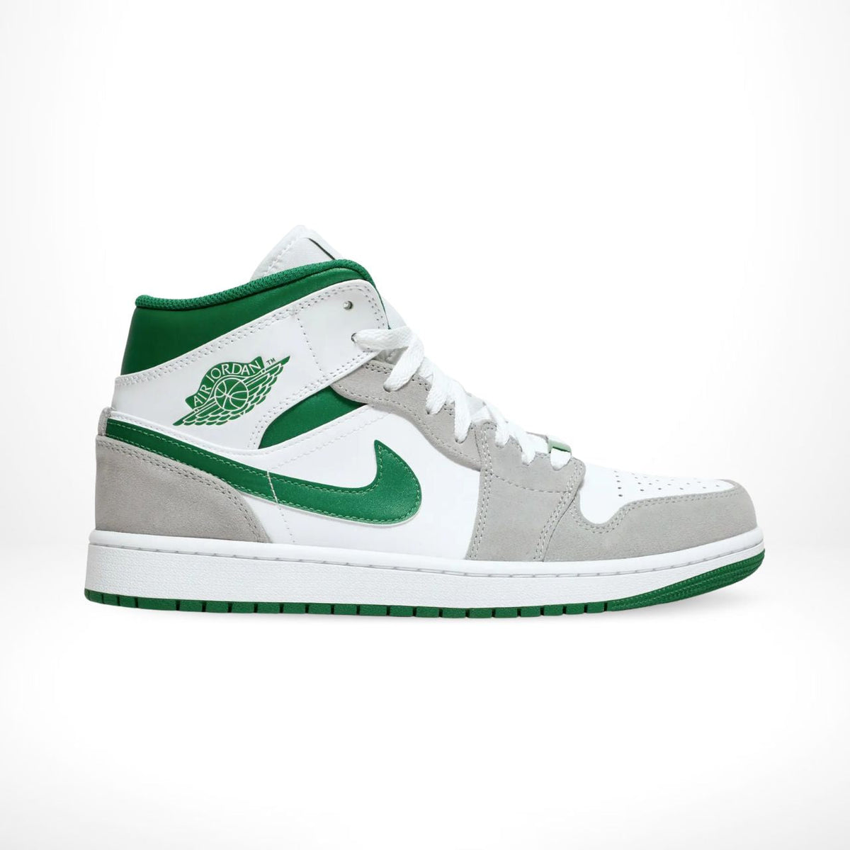 Air Jordan 1 Mid Grey Pine Green SE