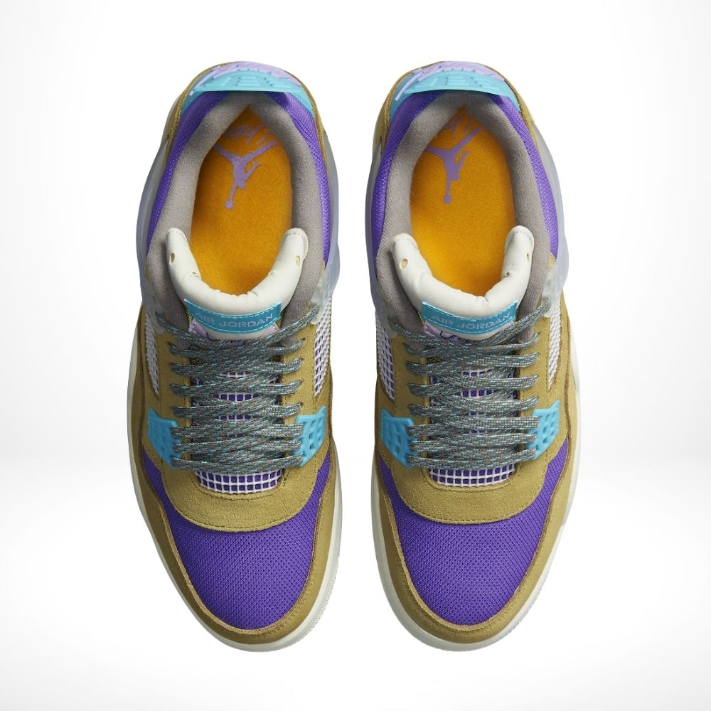 Air Jordan 4 Retro X Union LA Desert Moss Brown Blue