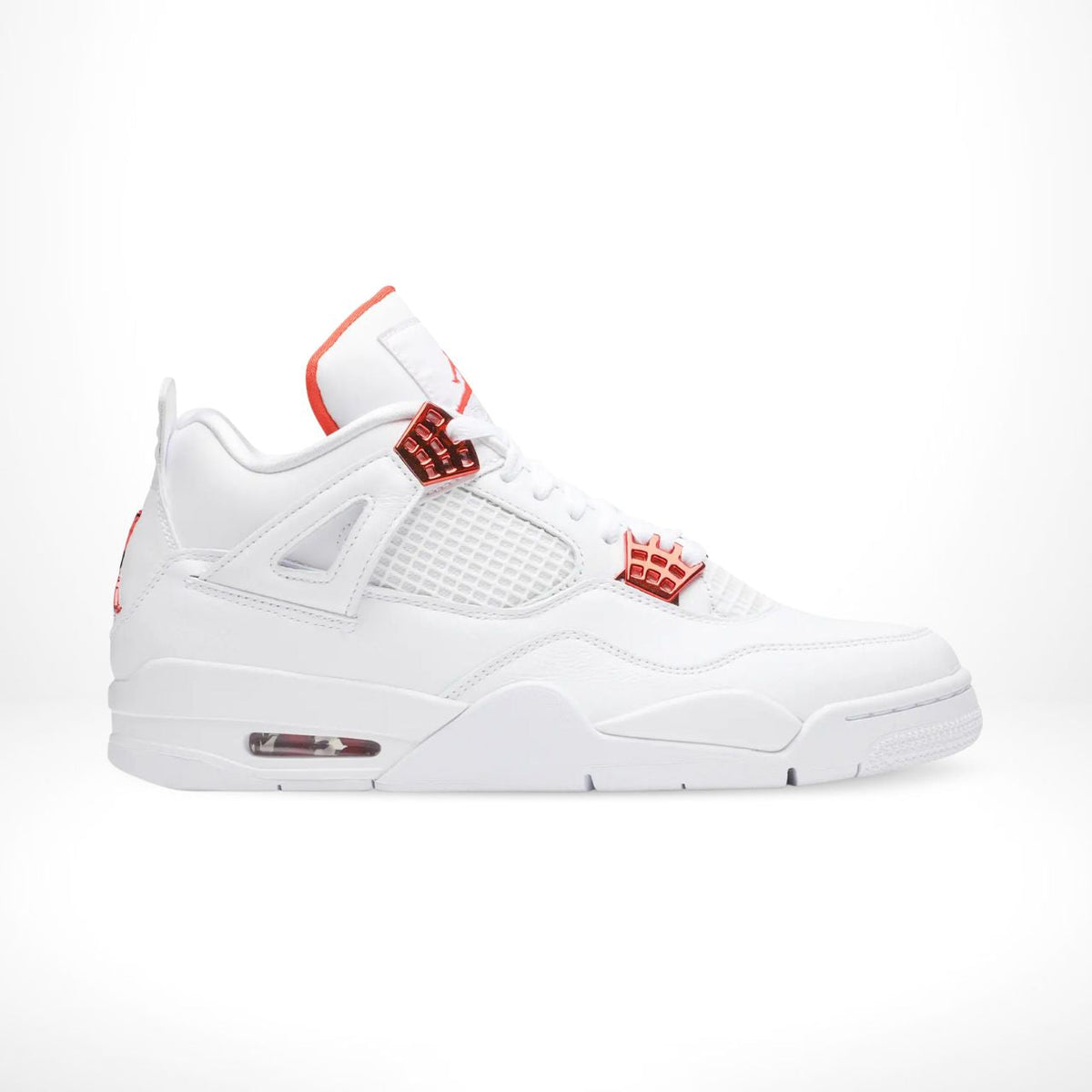 Air Jordan 4 Retro Orange Metallic White