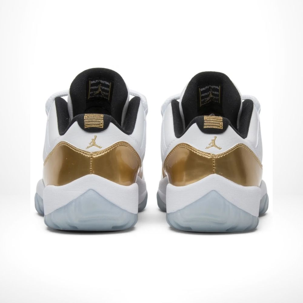 Air Jordan 11 Retro Low Closing Ceremony White Metallic Gold