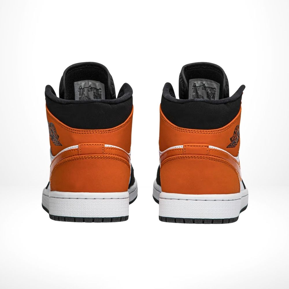 Air Jordan 1 Mid Shattered Backboard Orange Black