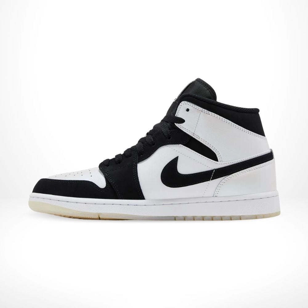 Air Jordan 1 Mid Diamond Black White SE