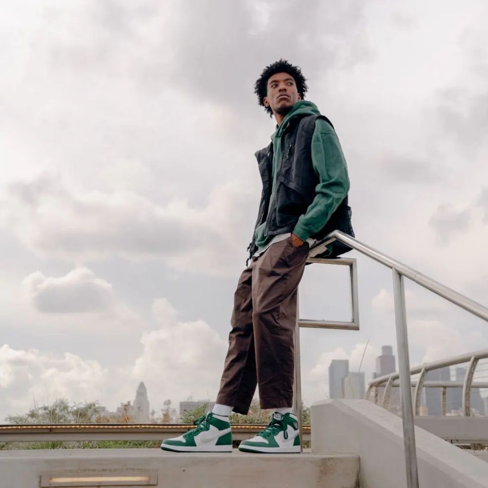 Air Jordan 1 Retro High OG Gorge Green White