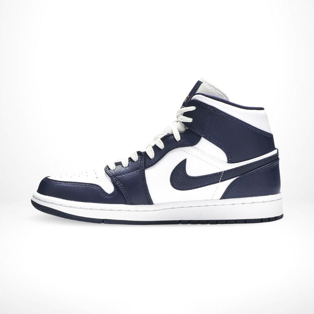 Air Jordan 1 Mid Obsidian Blue White