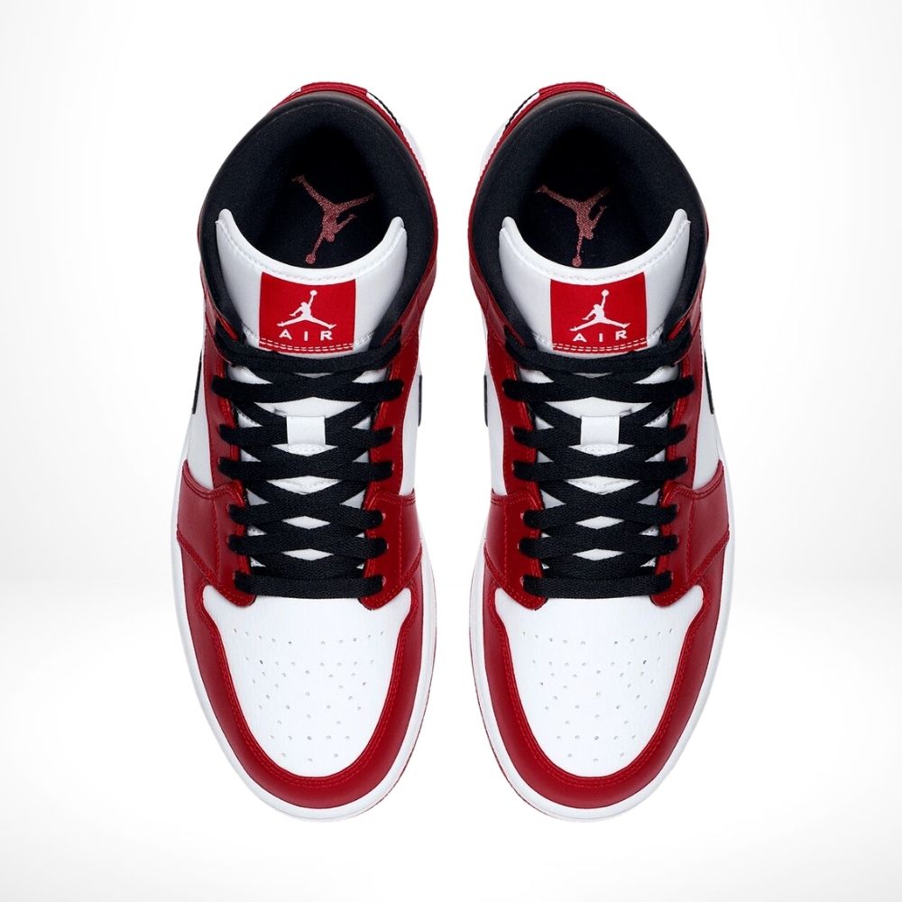 Air Jordan 1 Mid Chicago Red White