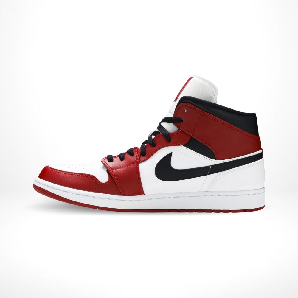 Air Jordan 1 Mid Chicago Red White