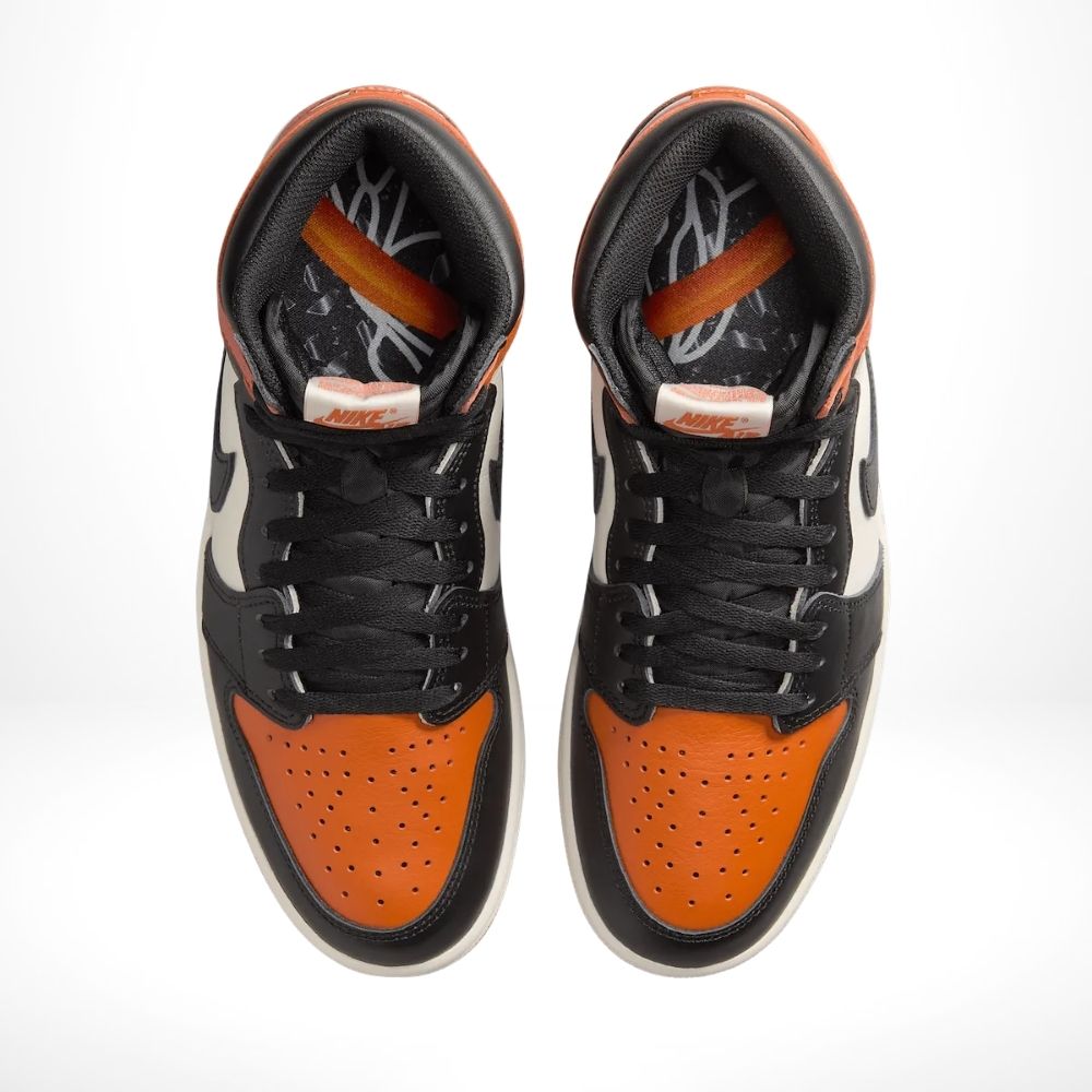 Air Jordan 1 Retro High OG Shattered Backboard Starfish Sail Black