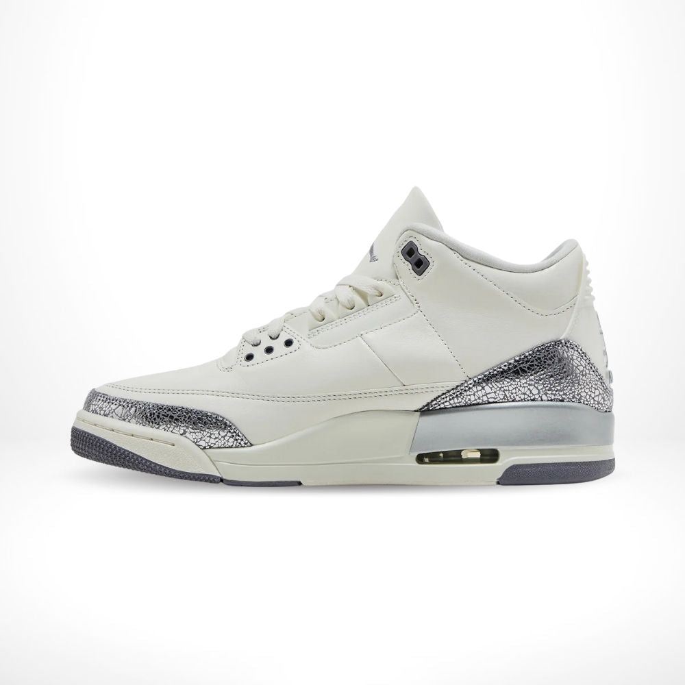 Air Jordan 3 Retro Sail Metallic Silver