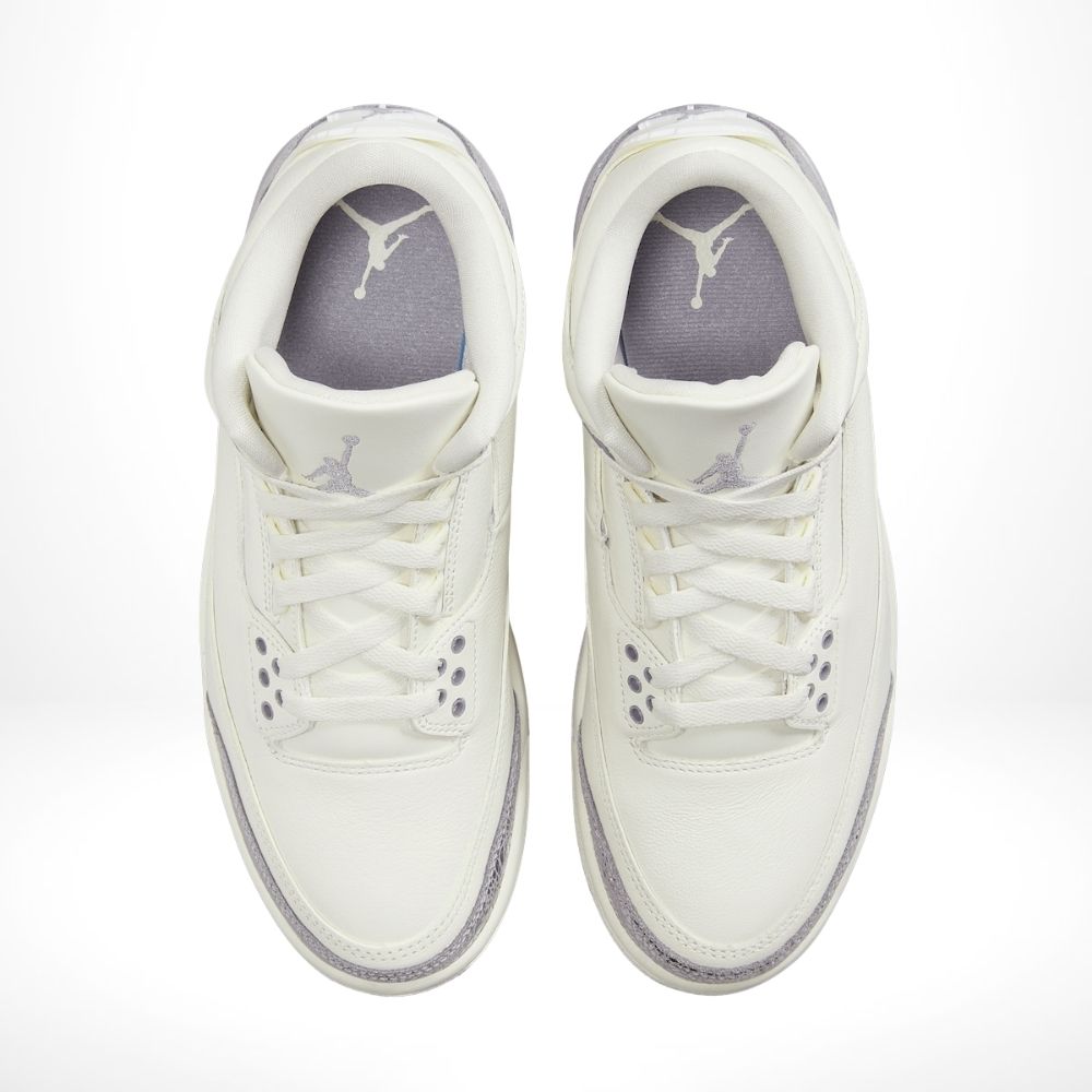 Air Jordan 3 Retro Sail Metallic Silver