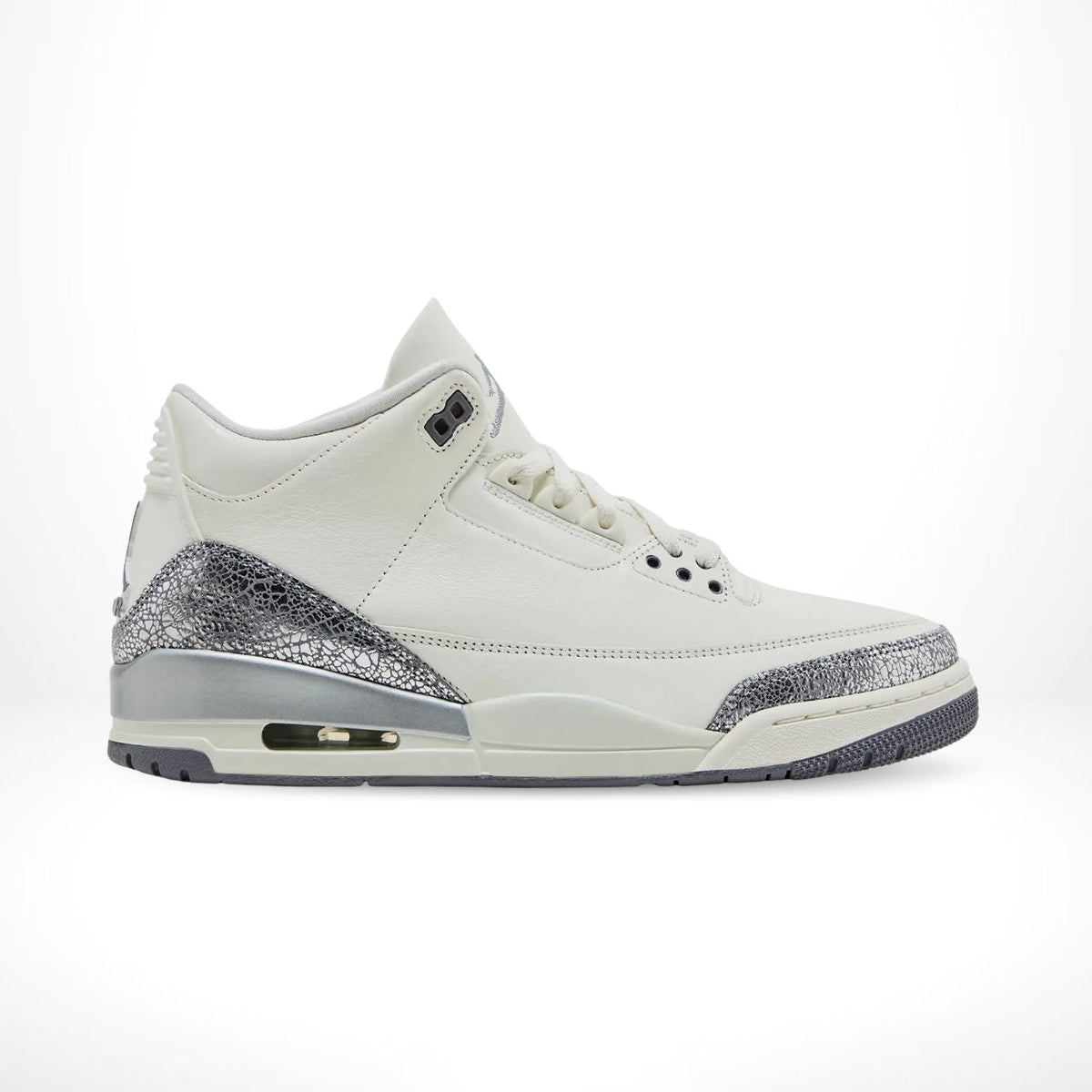 Air Jordan 3 Retro Sail Metallic Silver