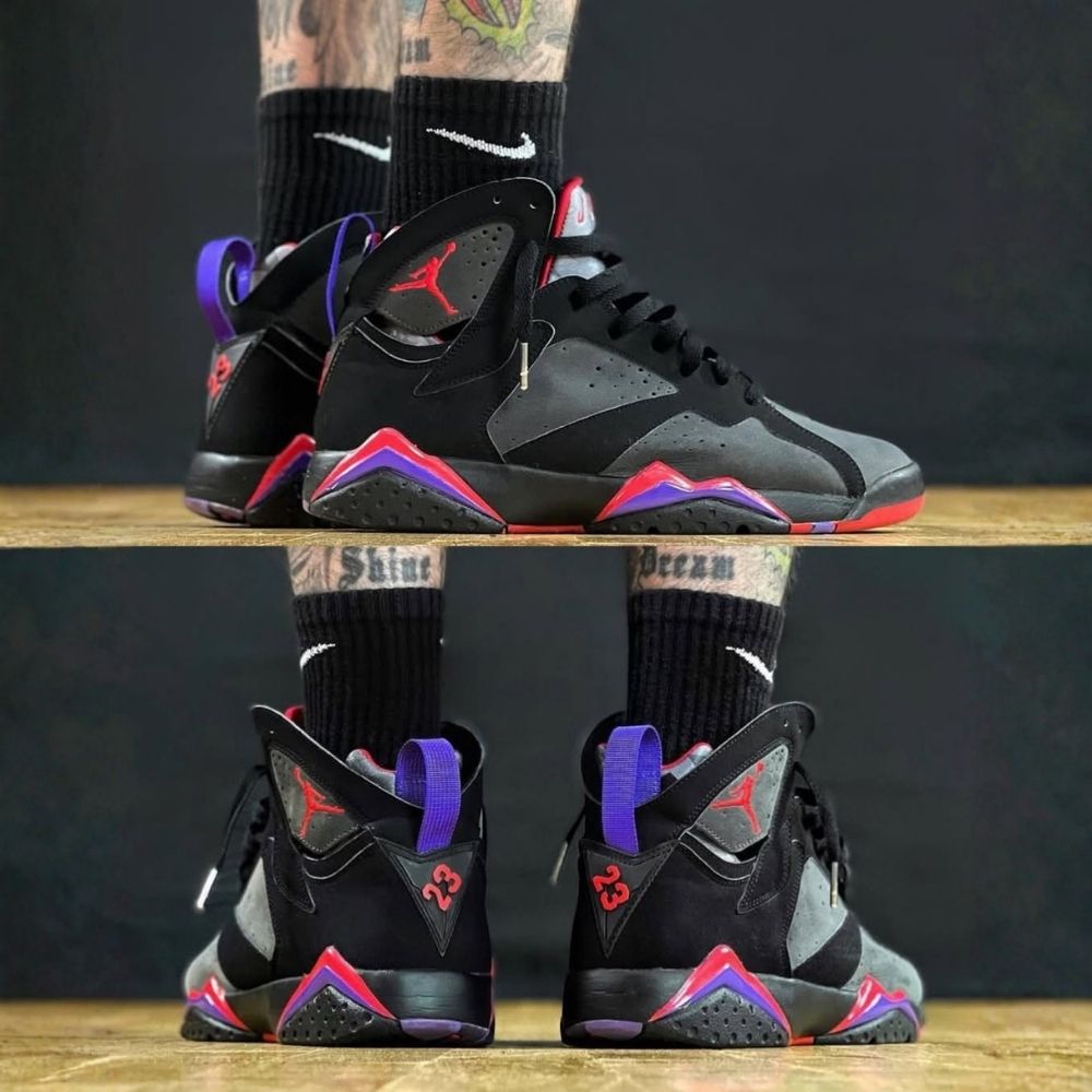 Air Jordan 7 Retro Raptor 2012 Dark Charcoal