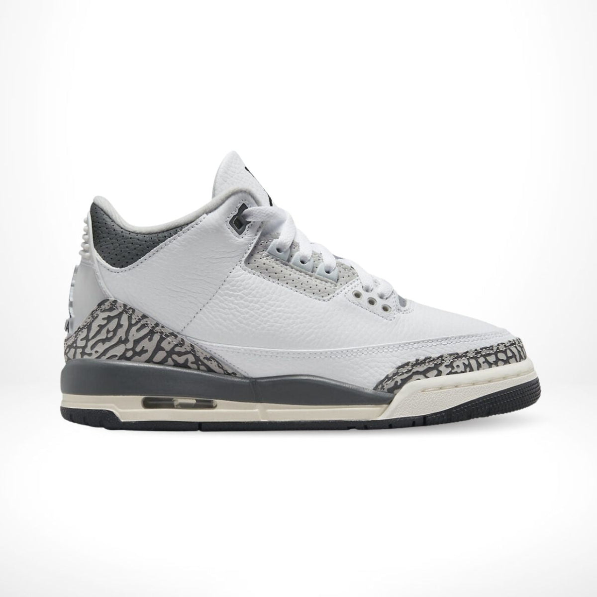 Air Jordan 3 Retro Hide N’ Sneak Light Ash Grey
