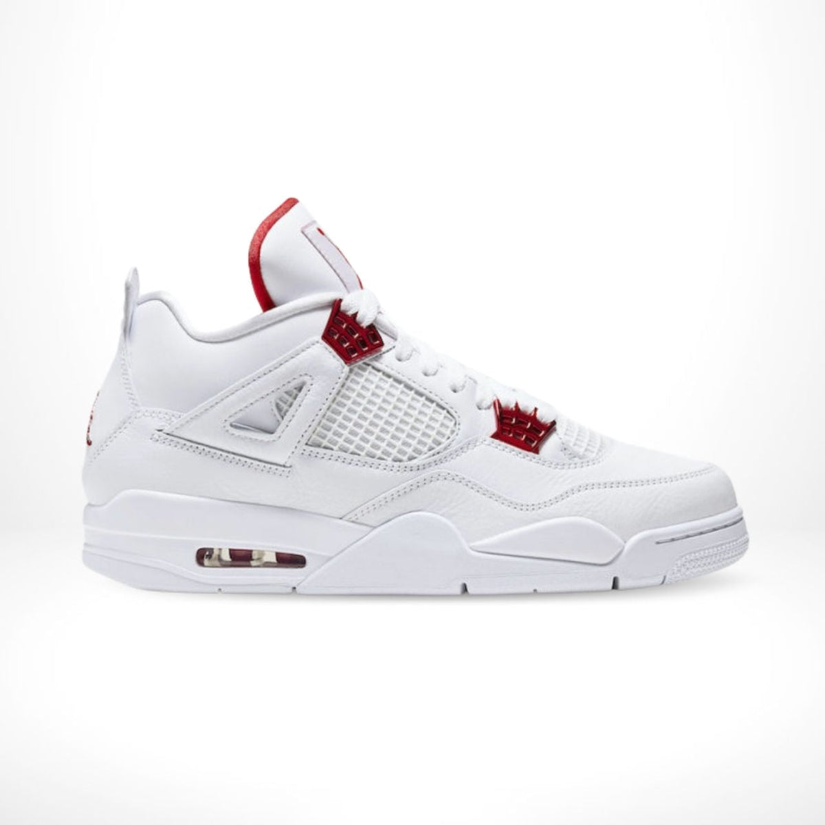 Air Jordan 4 Metallic Pack White Red
