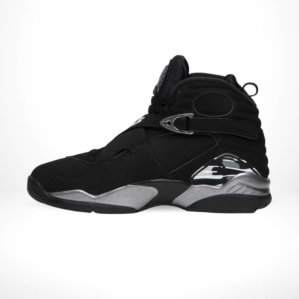 Air Jordan 8 Retro Chrome Triple Black