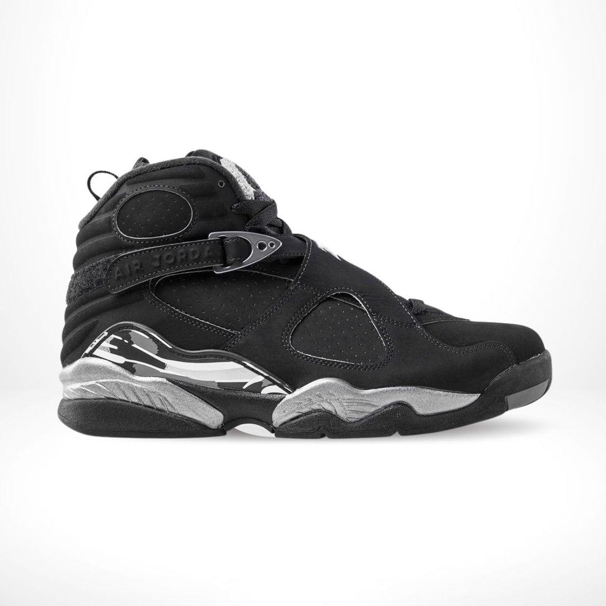 Air Jordan 8 Retro Chrome Triple Black