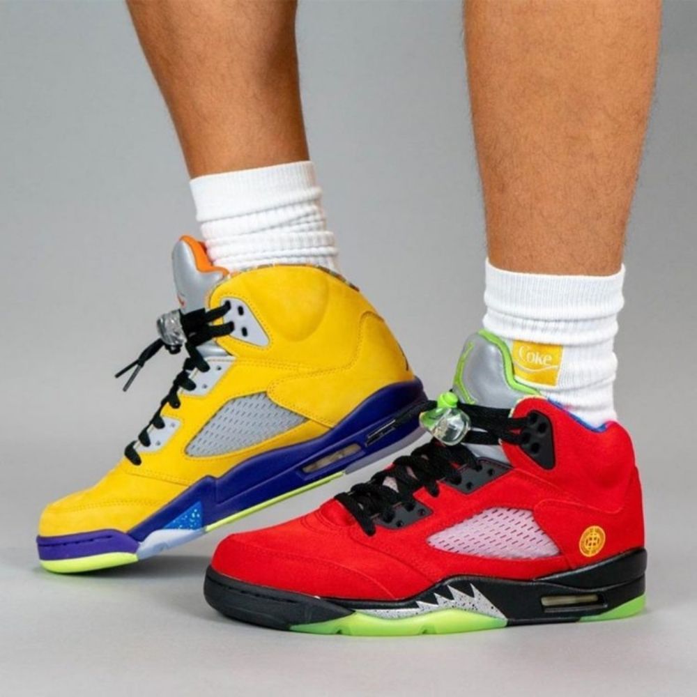 Air Jordan 5 Retro SE What The Red Yellow