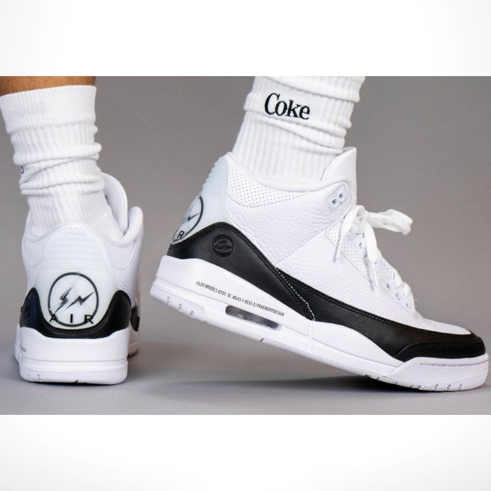 Air Jordan 3 Retro SP x Fragment Design White