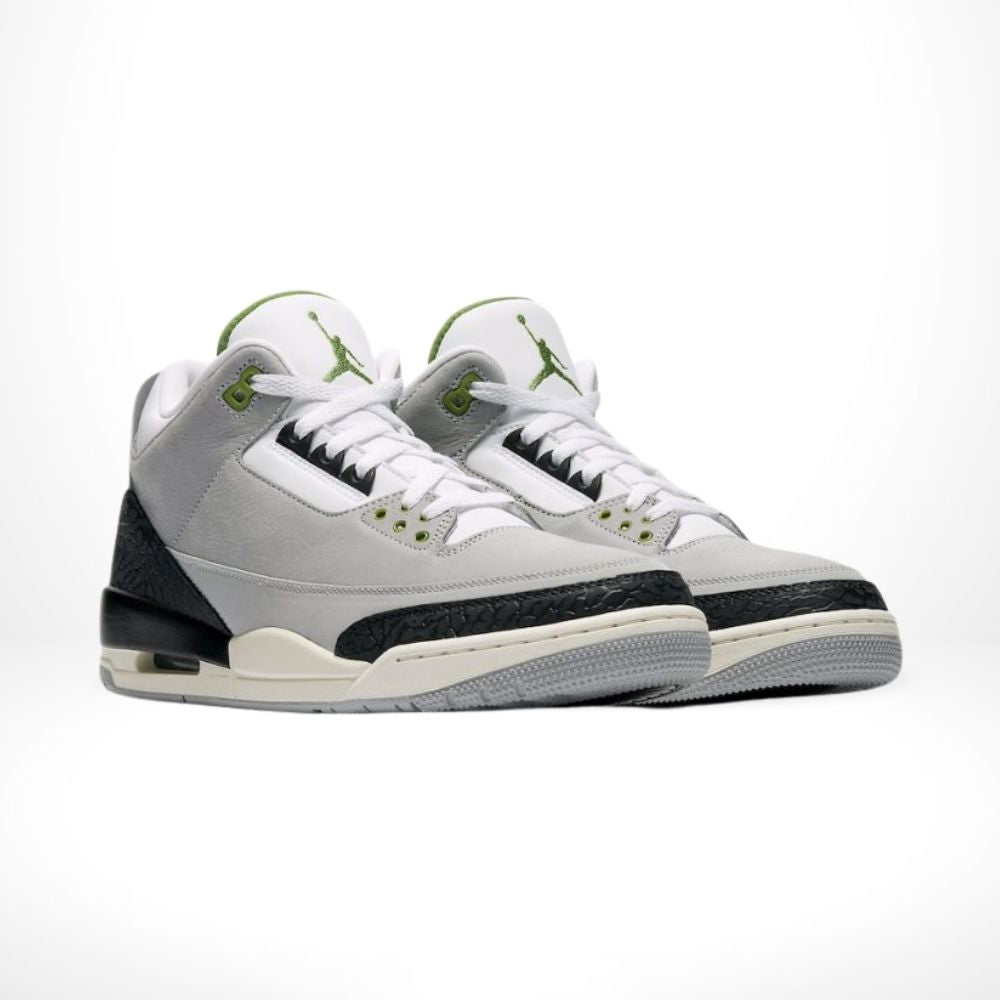 Air Jordan 3 Retro Chlorophyll Grey Black