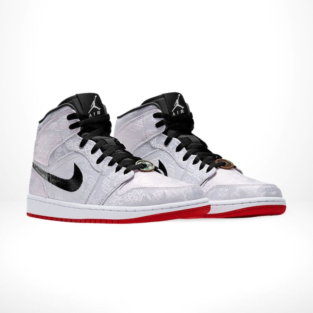 Air Jordan 1 Mid x Clot Fearless Grey