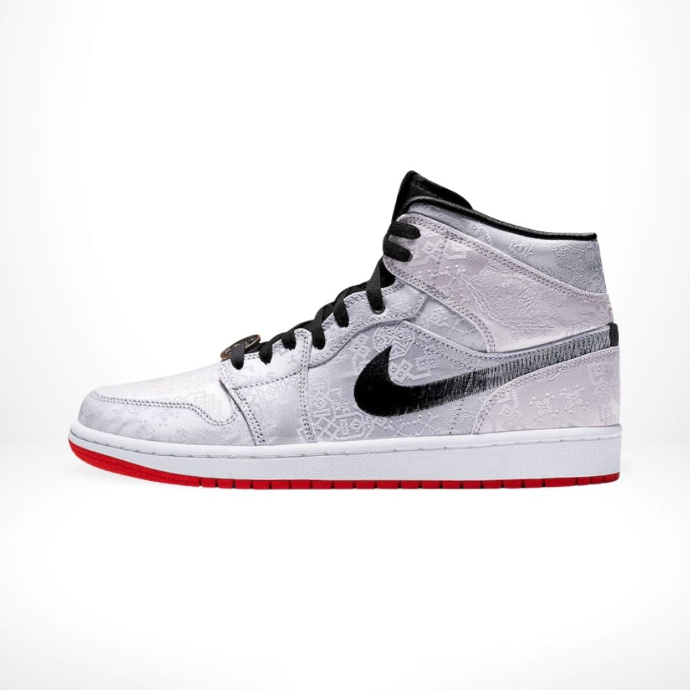 Air Jordan 1 Mid x Clot Fearless Grey