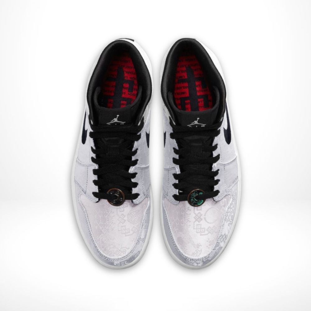 Air Jordan 1 Mid x Clot Fearless Grey