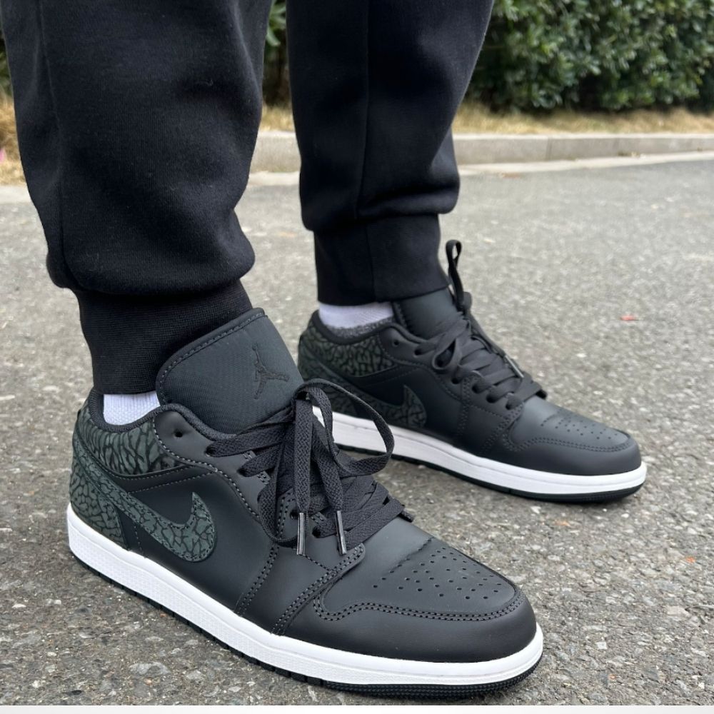 Air Jordan 1 Low SE Black Elephant