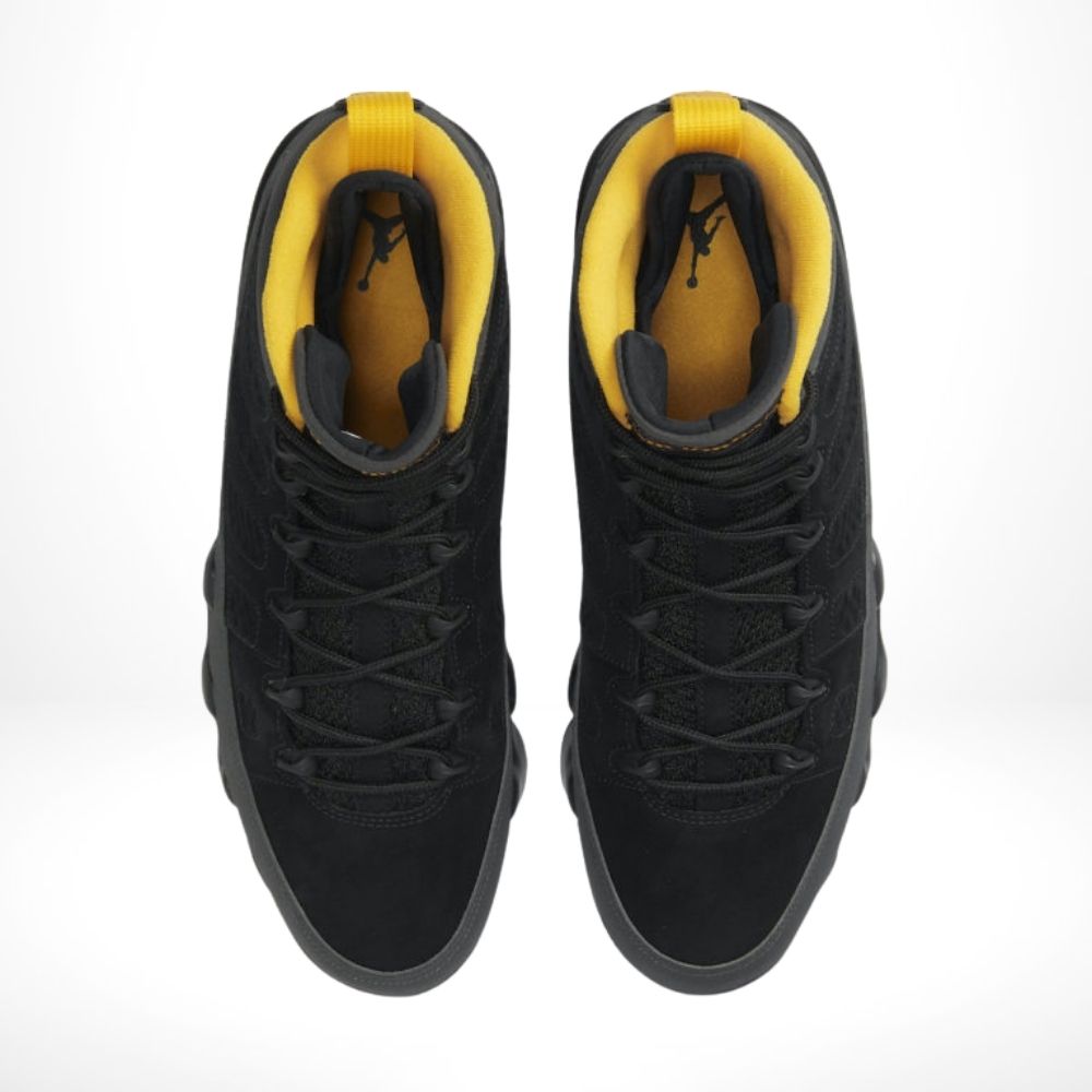 Air Jordan 9 Retro Dark Charcoal University Gold