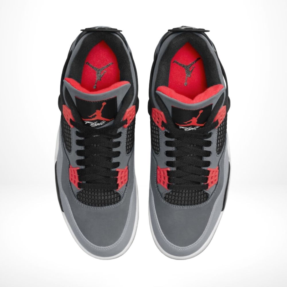 Air Jordan 4 Retro Infrared Grey Orange