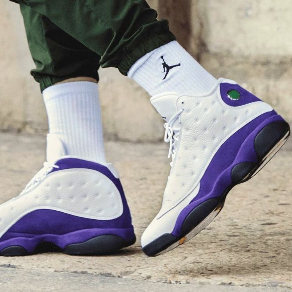 Air Jordan 13 Retro Lakers Court Purple