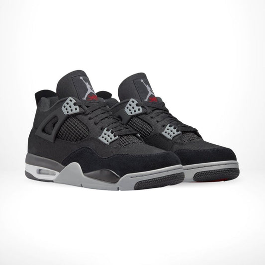 Air Jordan 4 Retro SE Black Canvas Light Steel