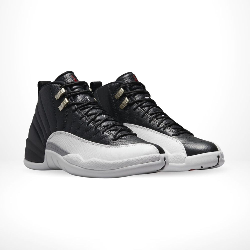 Air Jordan 12 Retro Playoff Black White 2022