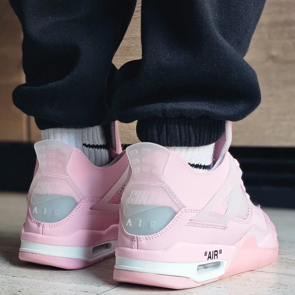 Air Jordan 4 x Off White Sail Pink