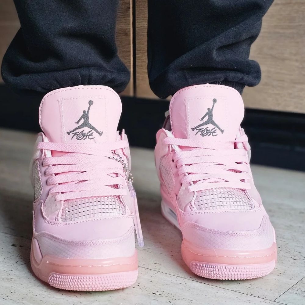 Air Jordan 4 x Off White Sail Pink