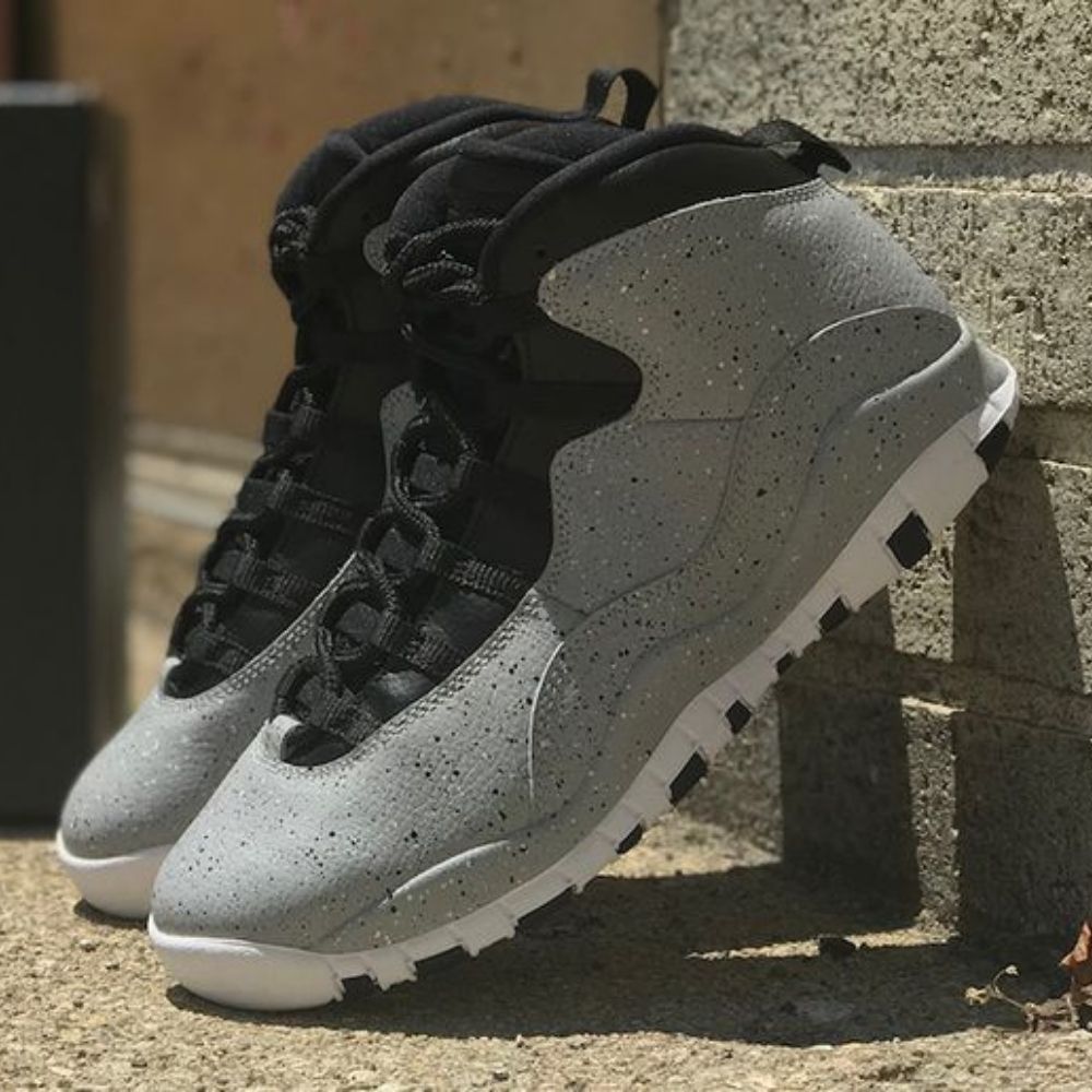 Air Jordan 10 Retro Cement Black