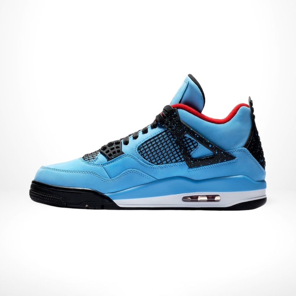 Air Jordan 4 Retro x Travis Scott Cactus Jack University Blue