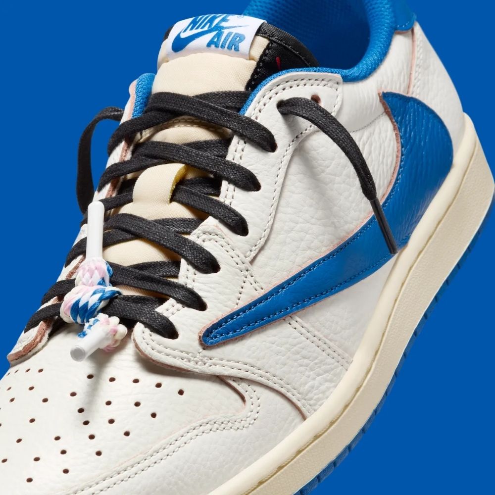 Air Jordan 1 Low OG x Travis Scott x Fragment Military Blue