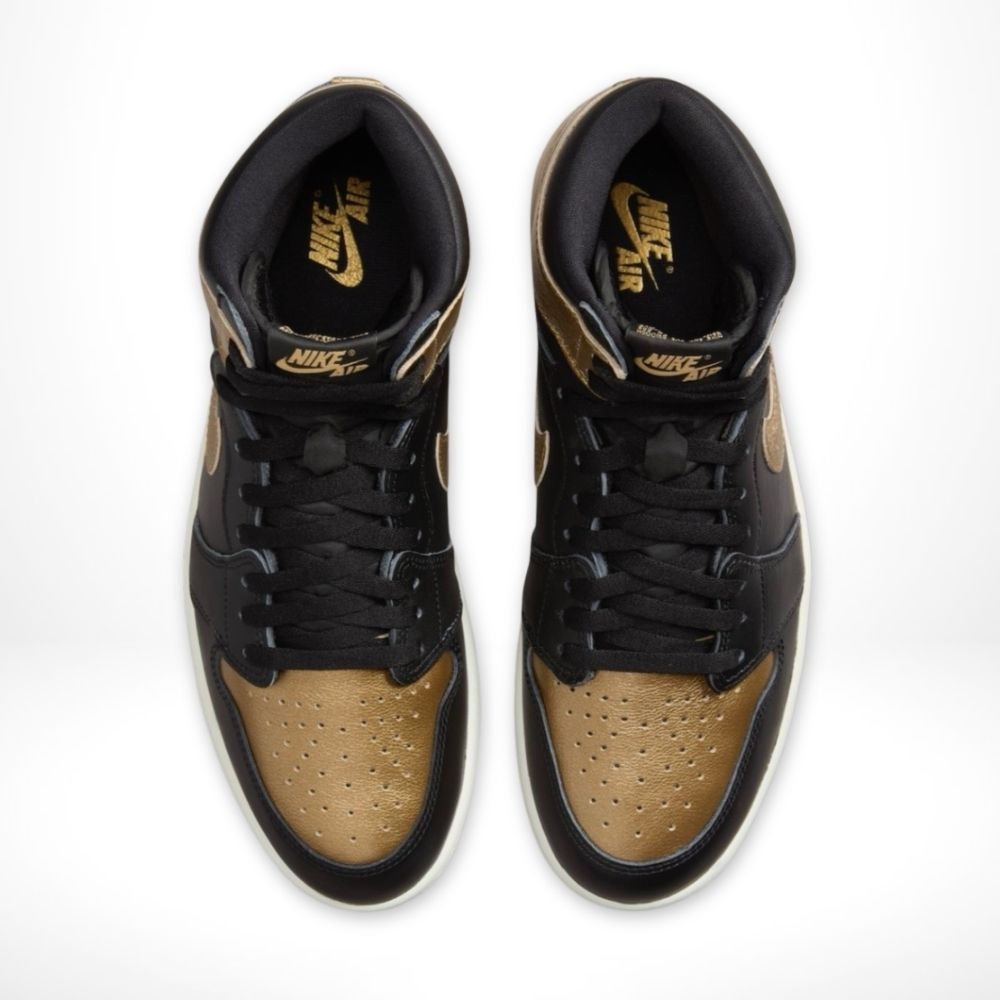 Air Jordan 1 Retro High OG Metallic Gold Black