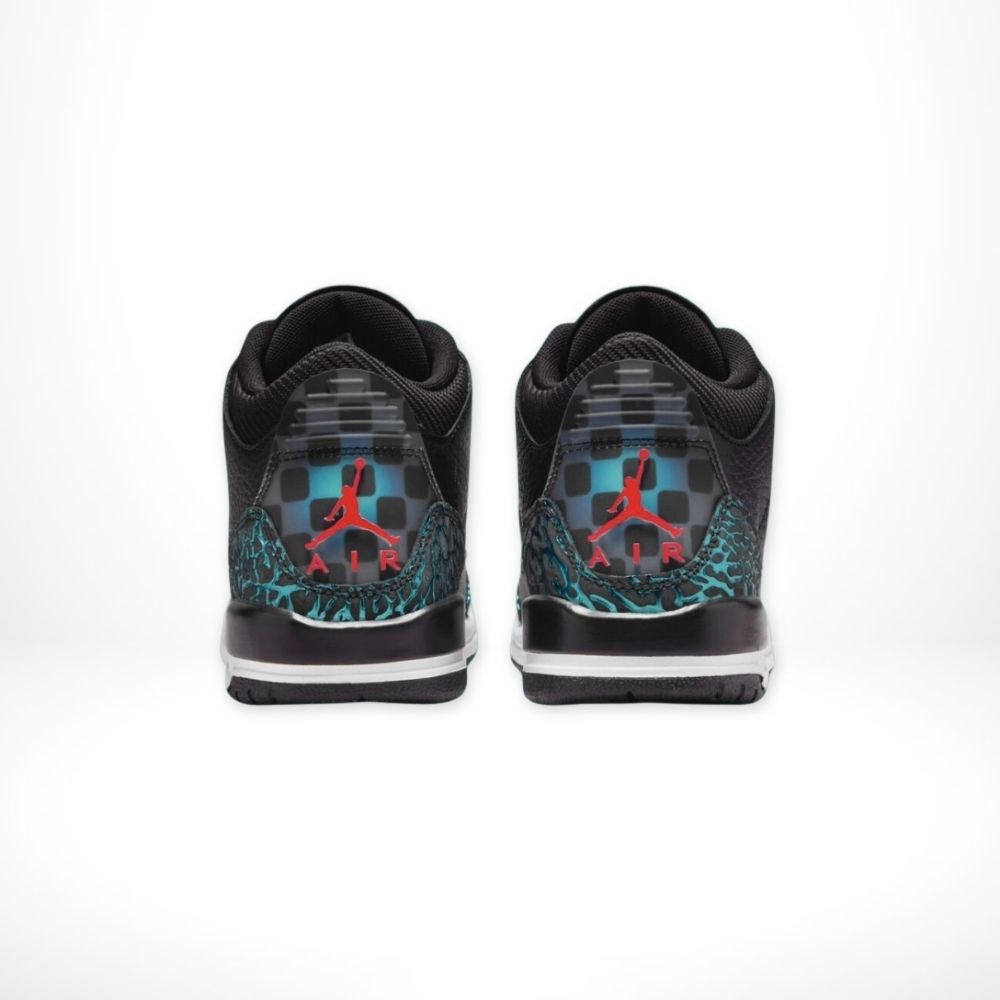 Air Jordan 3 Black and Hyper Jade