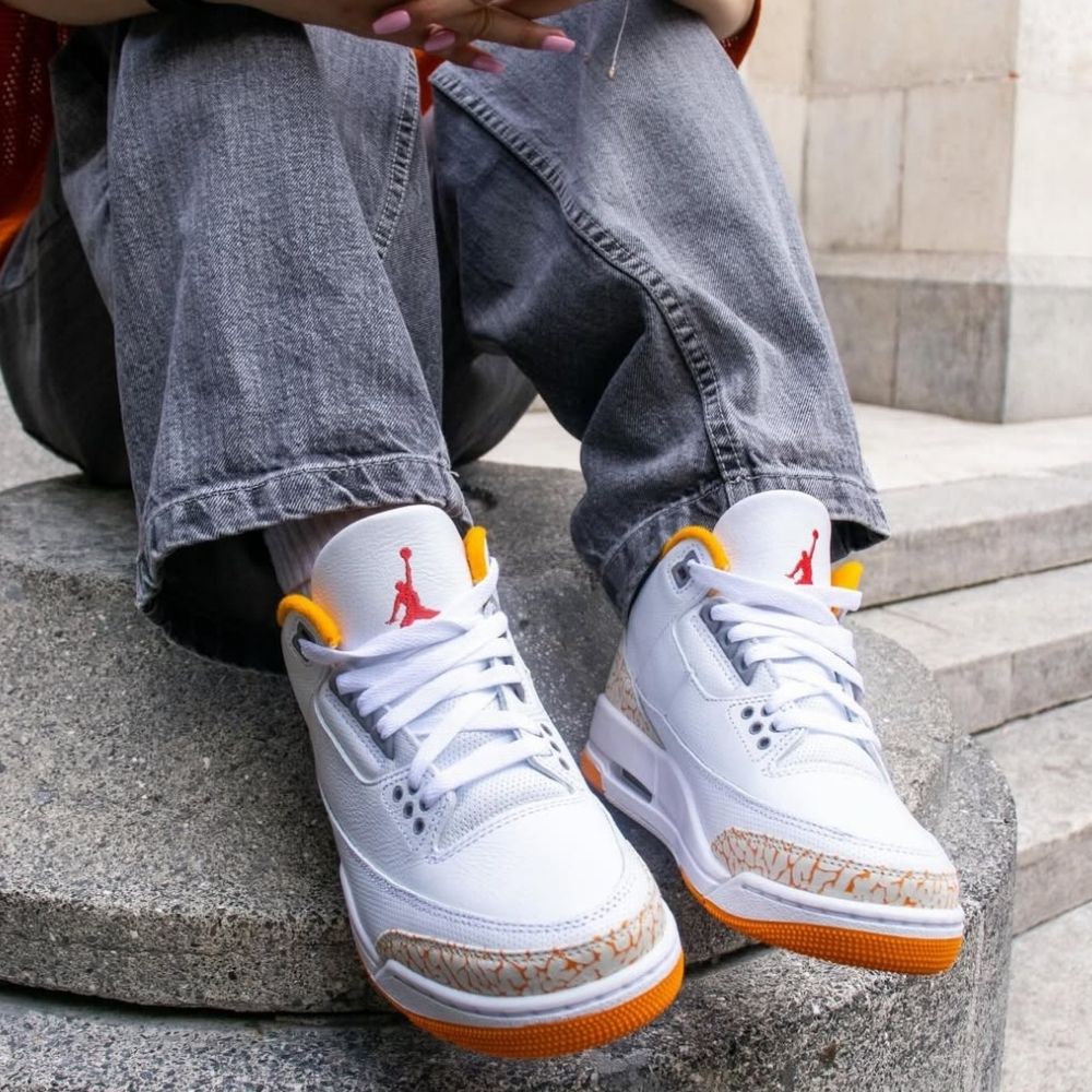 Air Jordan 3 Orange Citrus White