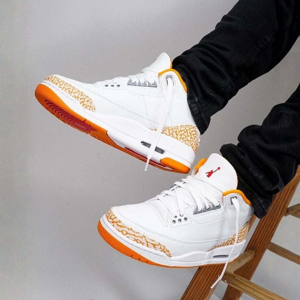 Air Jordan 3 Orange Citrus White