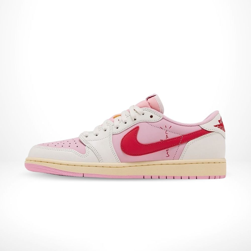 Air Jordan 1 Retro Low OG x Travis Scott Sail Tropical Pink
