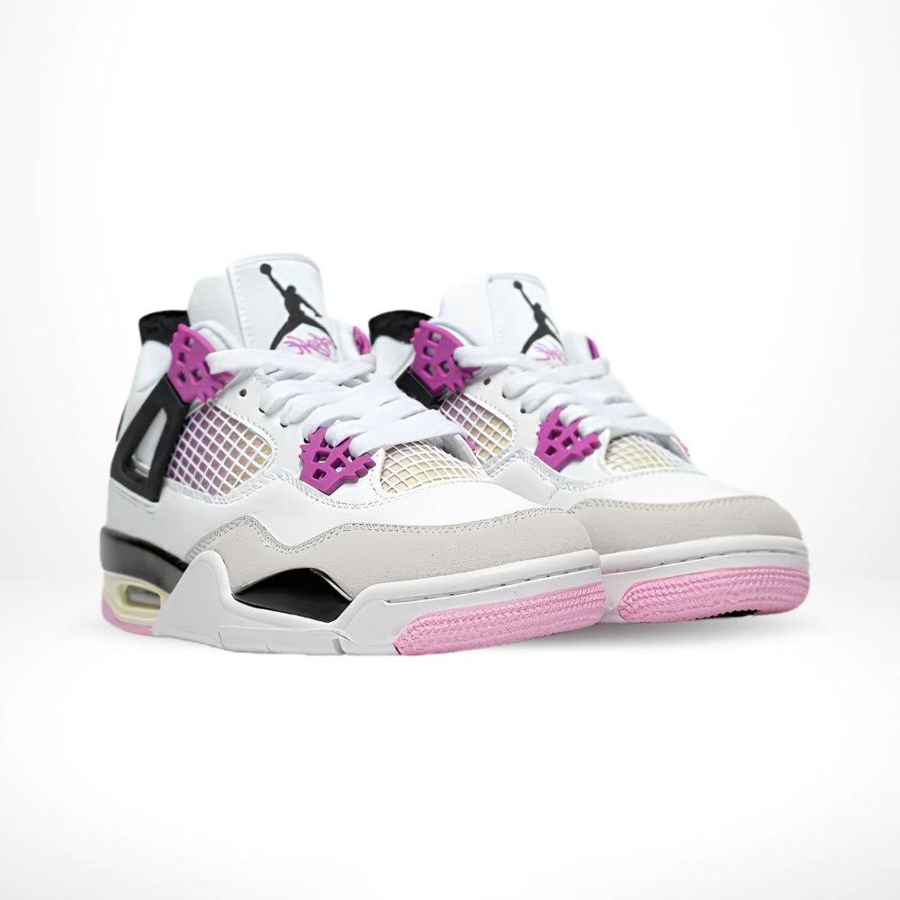 Air Jordan 4 Comic White Pink Custom