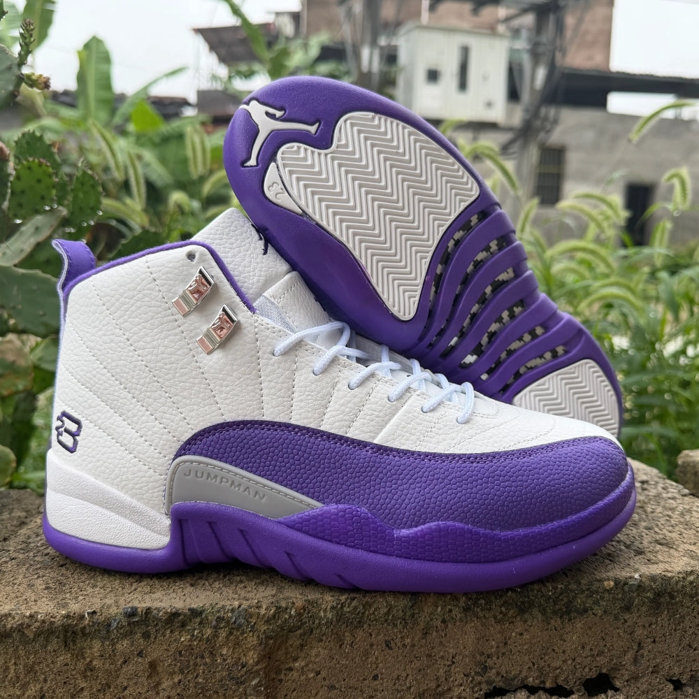Air Jordan 12 Twist Purple White