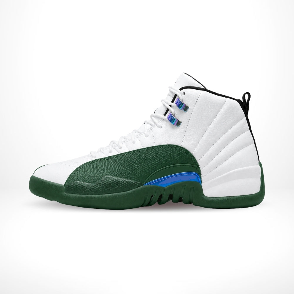 Air Jordan 12 Bucks White Green