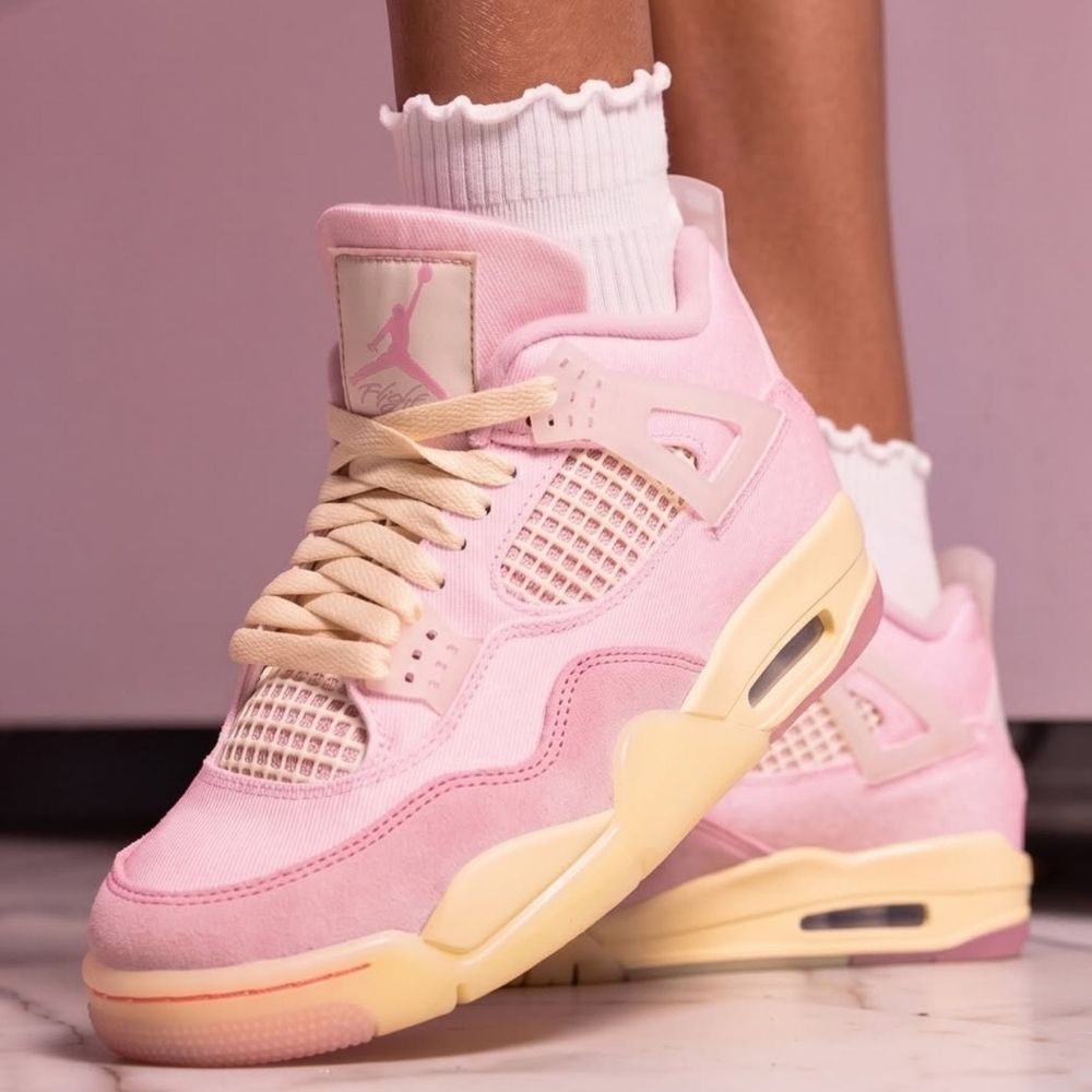 Air Jordan 4 Denim Iced Carmine