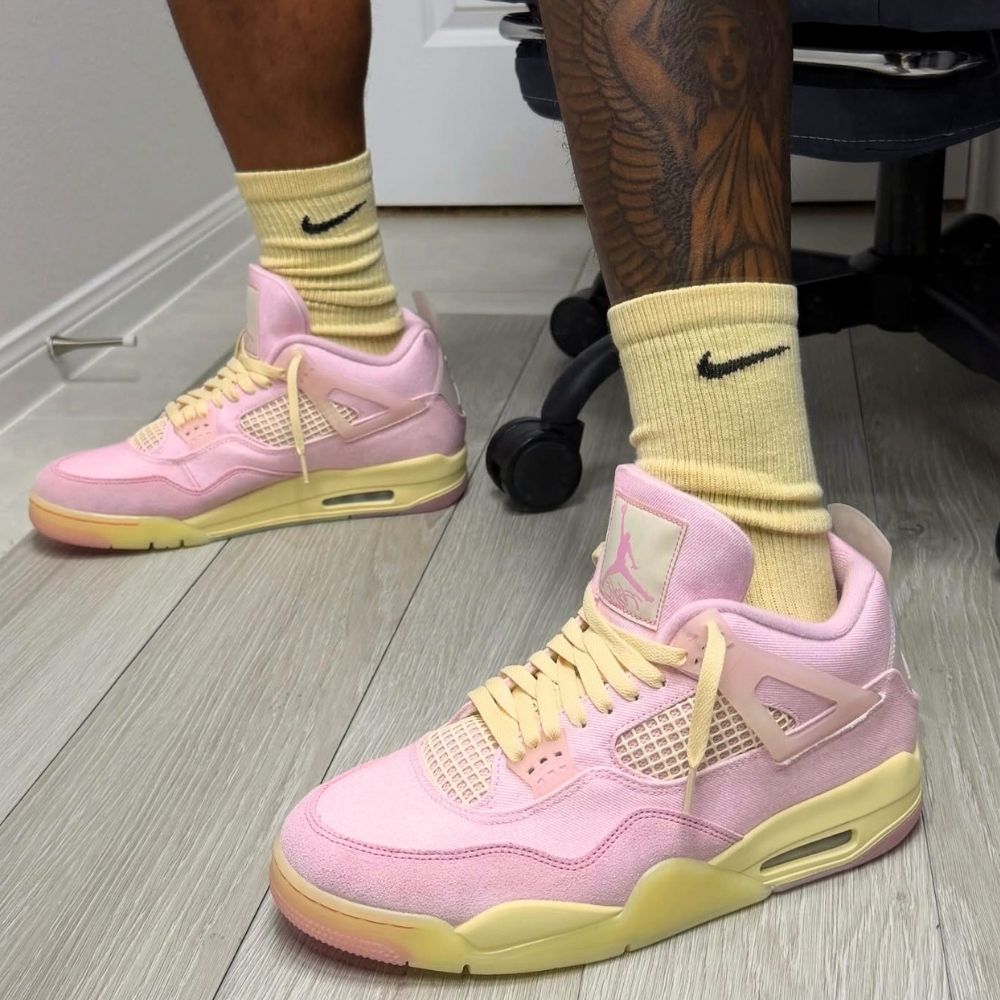 Air Jordan 4 Denim Iced Carmine
