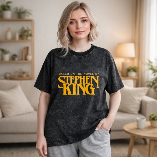 Wardrobecart Stephen King Based On The Novel By Unisex Washed T-shirt