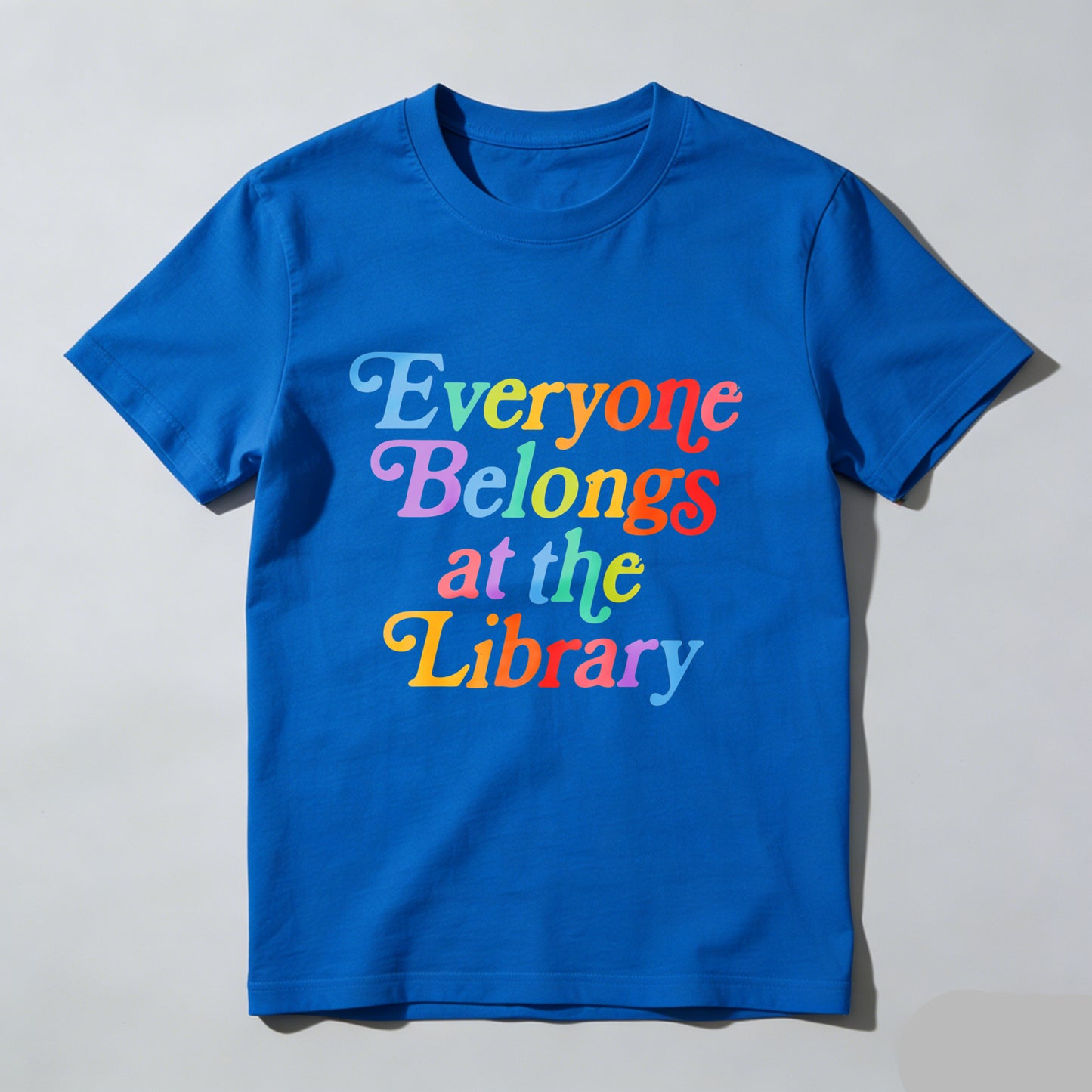 Wardrobecart Everyone Belongs At The Library Unisex Classic T-shirt